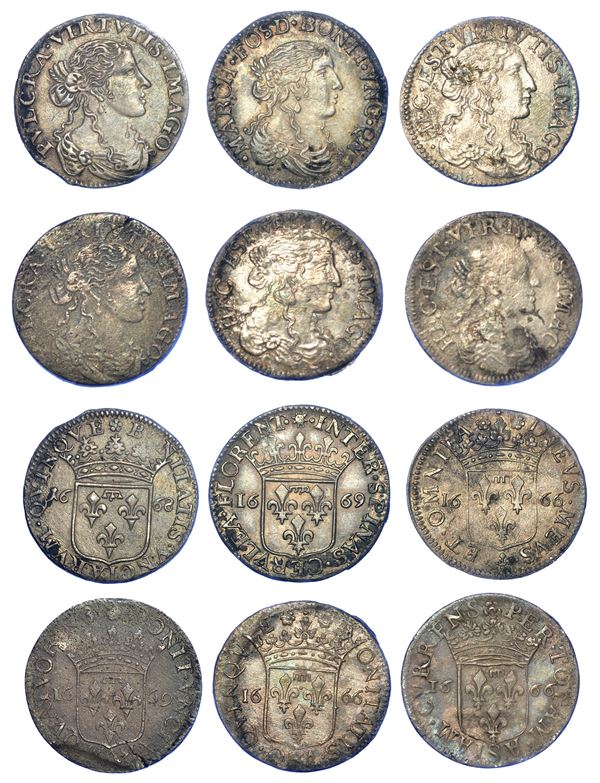 FOSDINOVO E TORRIGLIA. Lotto di sei monete.