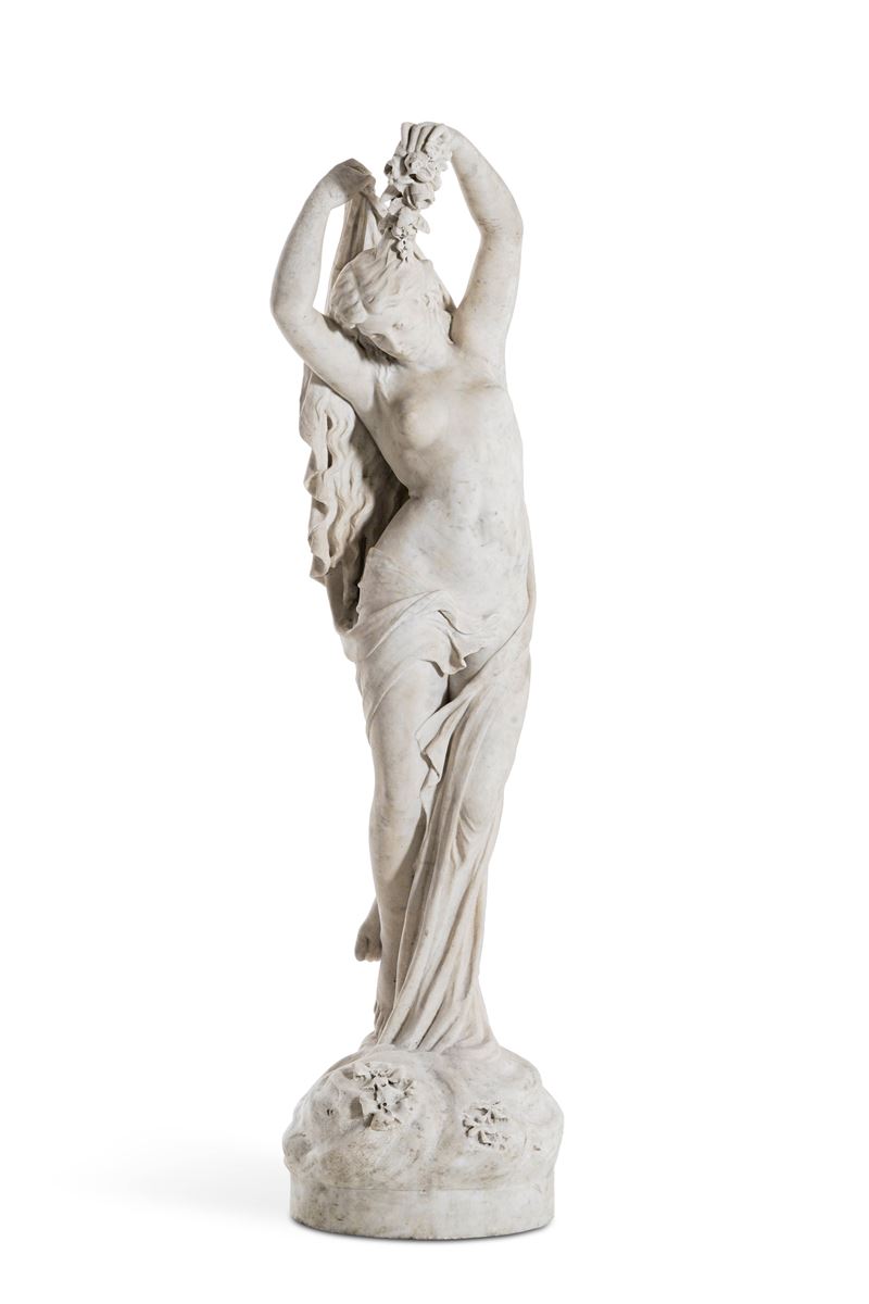 Arte del XIX-XX secolo Figura femminile danzante  - Asta Scultura del XIX e XX secolo - Cambi Casa d'Aste
