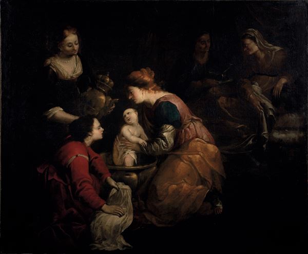 Andrea Celesti - La nascita del Battista