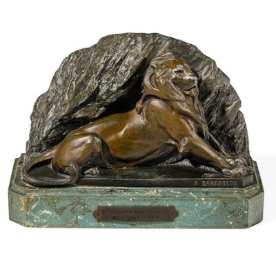 Modello di Fréderic Auguste Bartholdi (1834-1904). Leone di Belfort