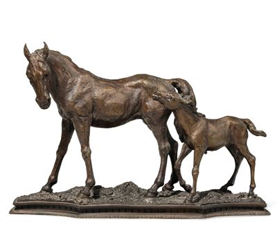 Fonditore del XX Secolo Cavallo e Puledro