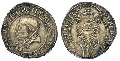 Stato Pontificio. Sisto IV, 1471-1484. Grosso. Roma.