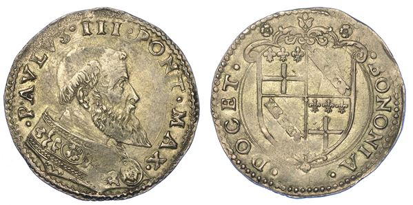 STATO PONTIFICIO. PAOLO III, 1534-1549. Due terzi di paolo. Bologna.
