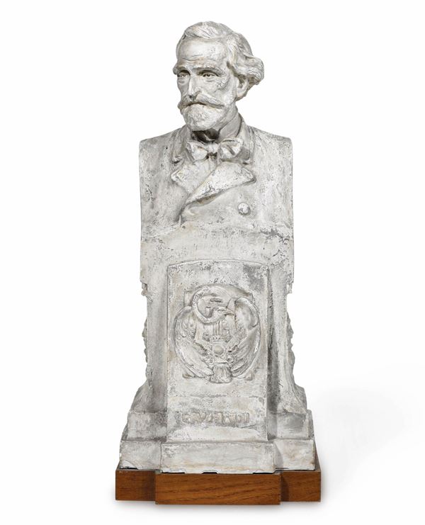 Bozzetto del monumento a Giuseppe Verdi situato nel Parco Massari a Ferrara (1913-1914)