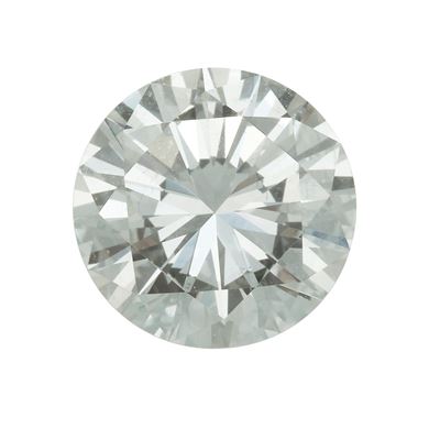Diamante rotondo a brillante, 2.57 ct, colore I, purezza VVS2 (fluorescenza UV debole) – Certific...