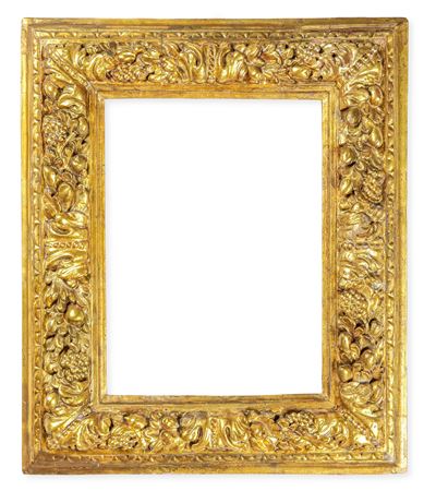 Cornice in Legno Intagliato e Dorato. Italia XIX Secolo