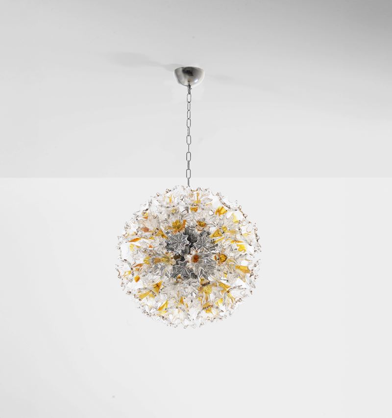 Toni Zuccheri : Lampada a sospensione mod. Esprit  - Auction Design - Cambi Casa d'Aste