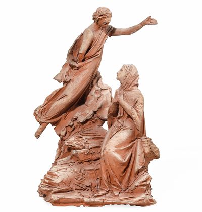 Bozzetto del Monumento Funebre di Giovanni Malinverni e della Moglie Maurina Cotti Caccia