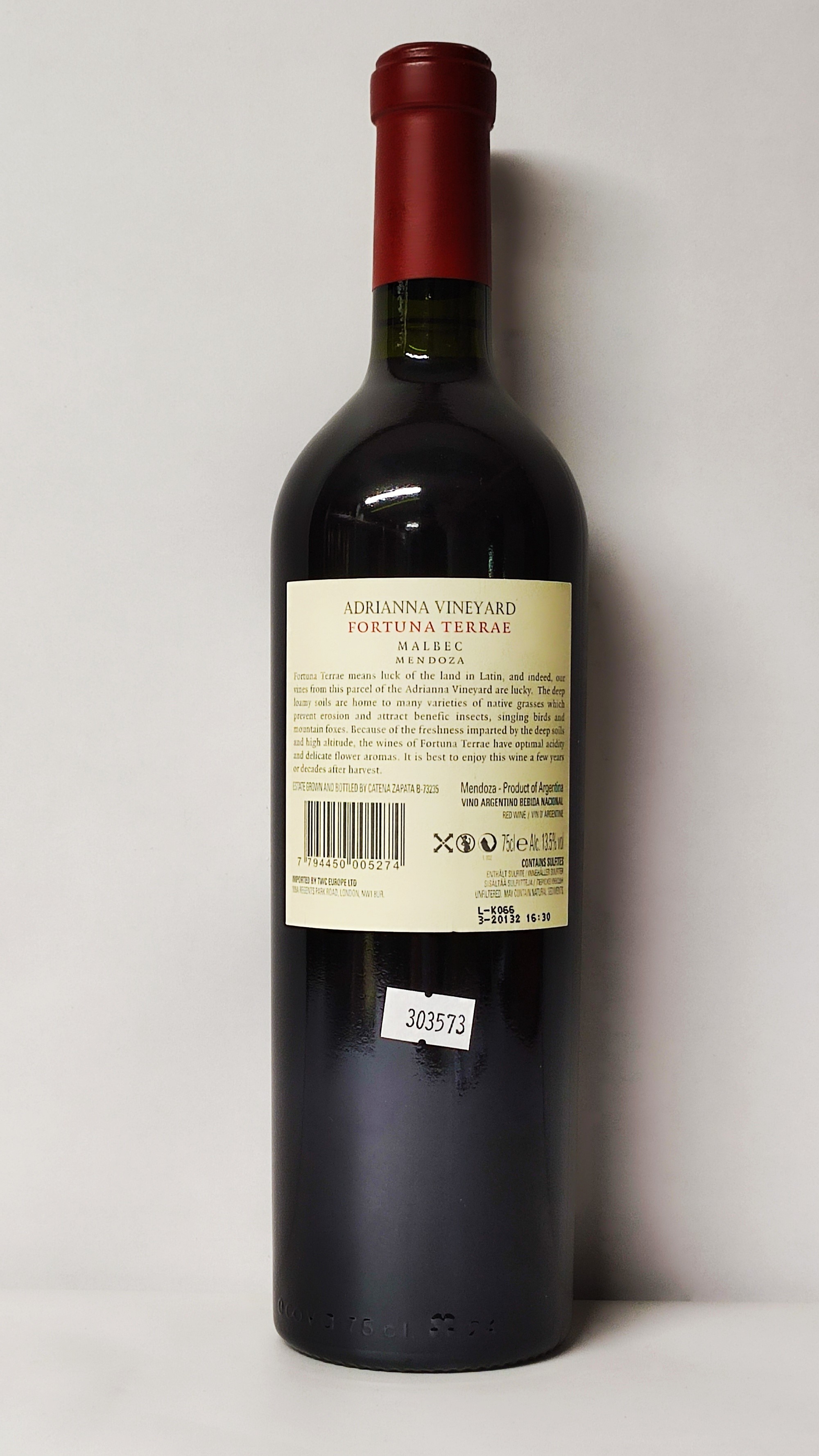 Adrianna Vineyard Malbec, Catena Zapata 2016