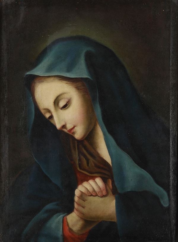 Scuola del XIX secolo Vergine orante