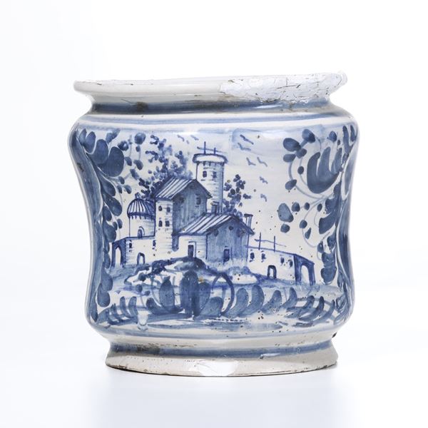 Albarello datato 1713. Napoli, XIX secolo (?).