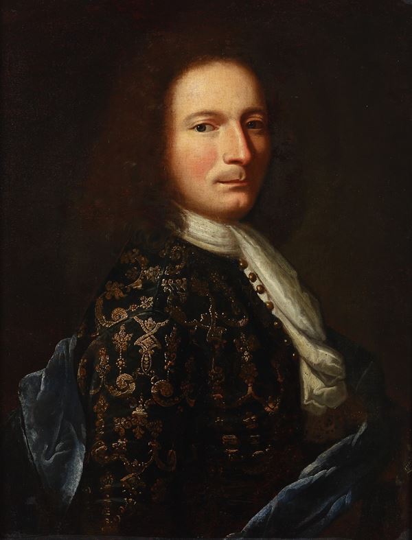 Scuola del XVIII secolo Ritratto di gentiluomo