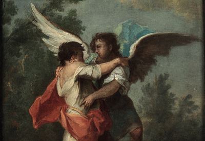 La Lotta di Giacobbe con L'angelo