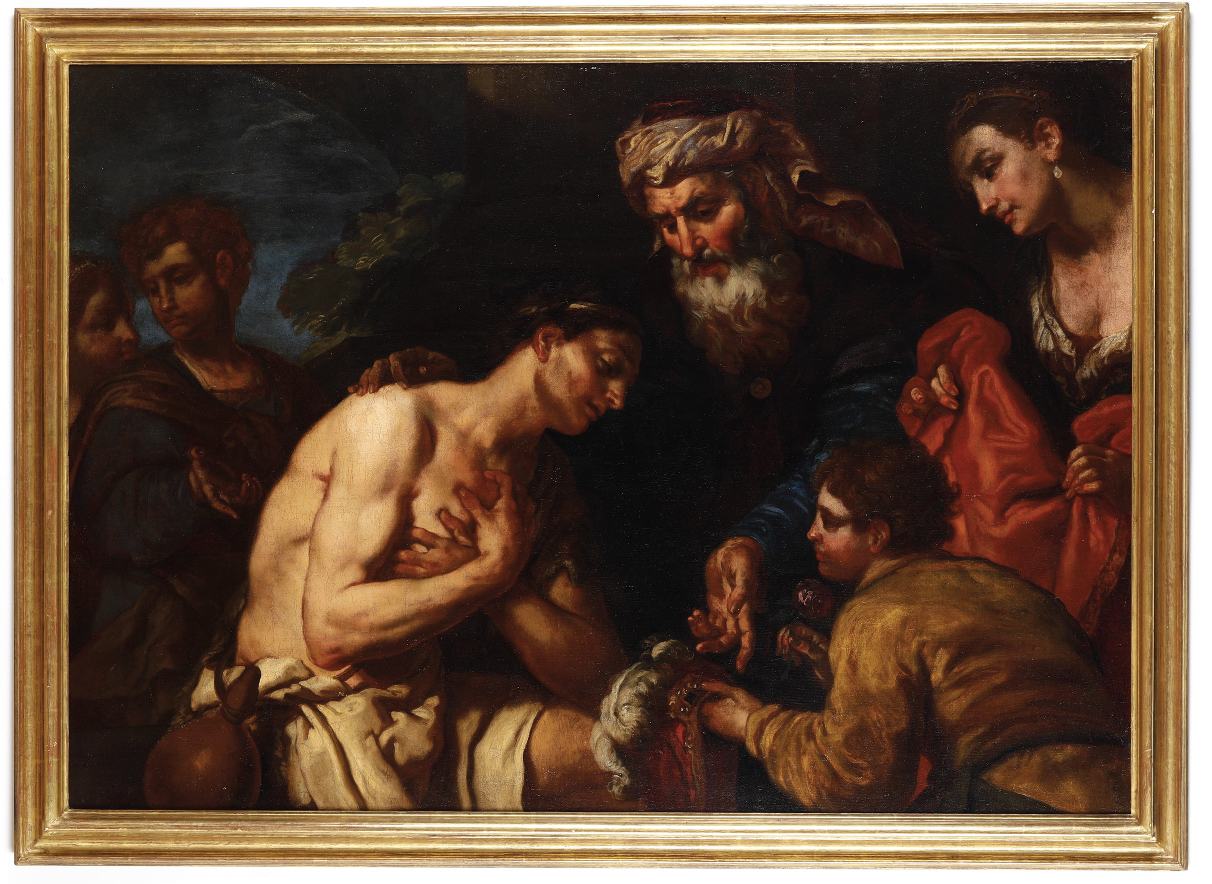 Johann Carl Loth - Il ritorno del figliol prodigo, olio su tela