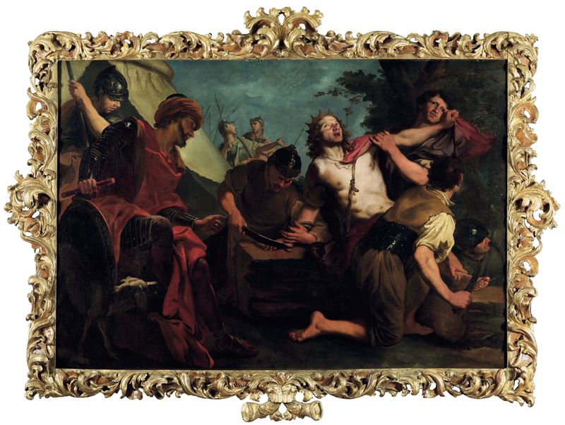 Nicola Grassi : La punizione di re Adonibezek  - olio su tela - Auction Old Masters - II - Cambi Casa d'Aste