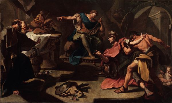 Giovan Battista Pittoni - Sant'Eustachio rifiuta di adorare gli idoli
