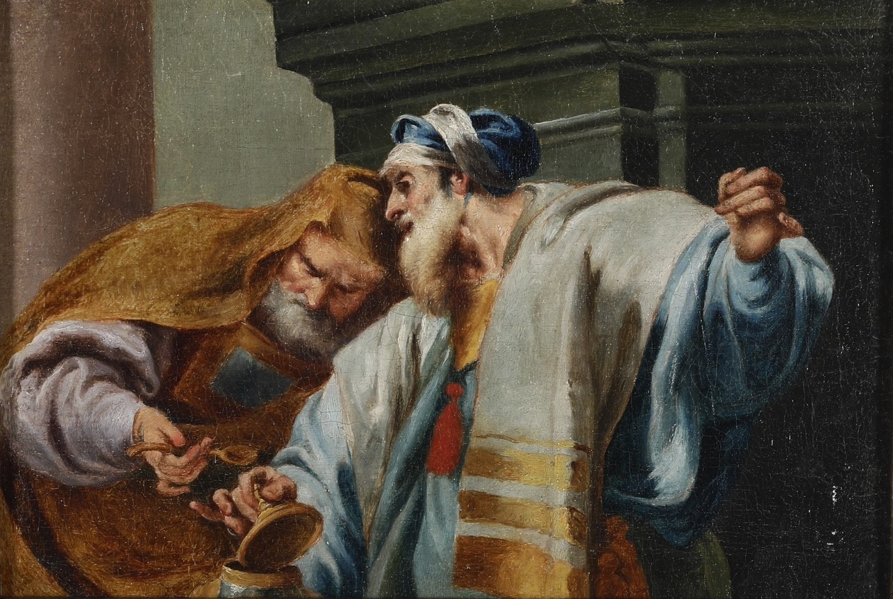 Giovan Battista Pittoni - Sacrificio di Polissena (particolare), olio su tela