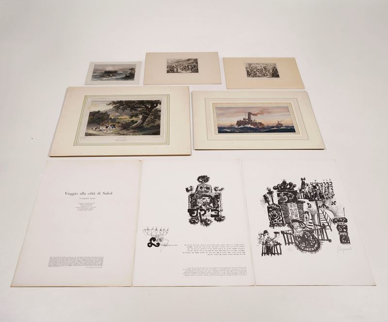 Stampe secoli XVIII-XIX. Venticinque incisioni di soggetti diversi.  - Auction Prints, Views and Maps - Cambi Casa d'Aste