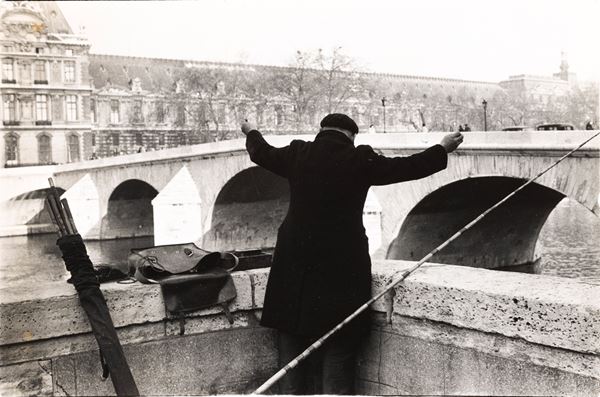 Henri Cartier-Bresson - Pont du Carrousel et Louvre