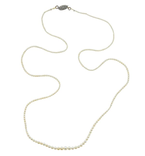 Sautoir con piccole perle