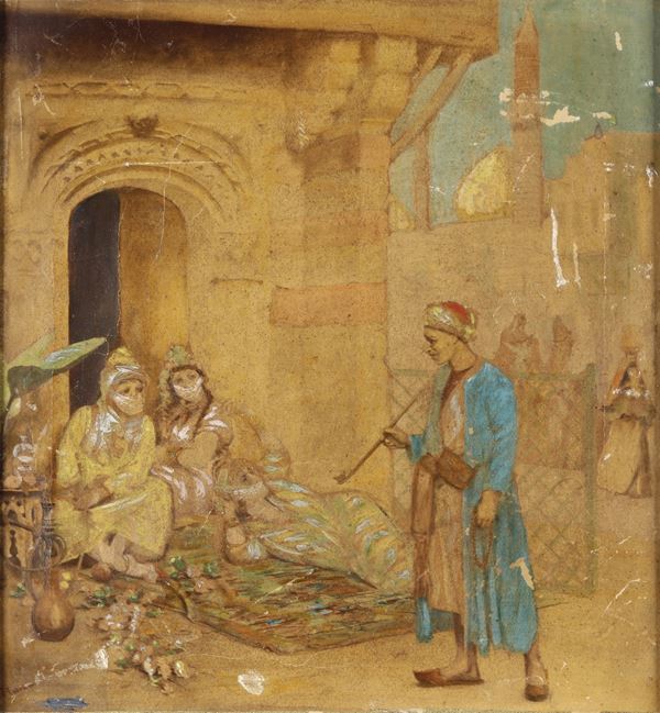 Anonimo del XIX-XX secolo Scena orientalista