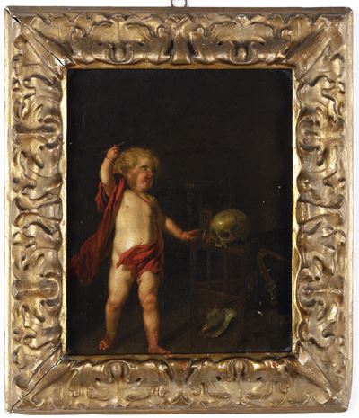 Scuola del XVII Secolo Vanitas