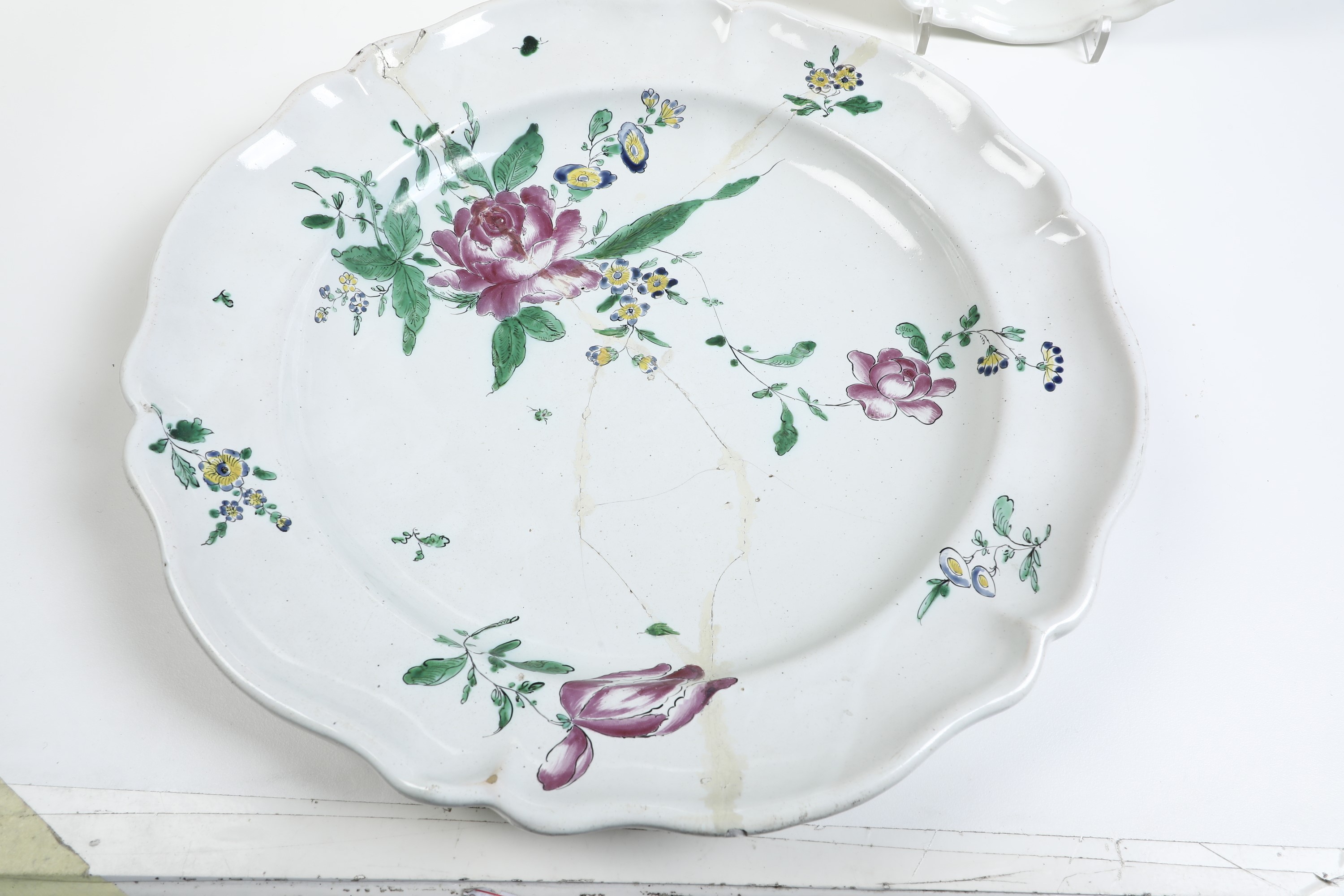 Sette Piatti.lodi, Manifattura Ferretti, 1770 Circa.