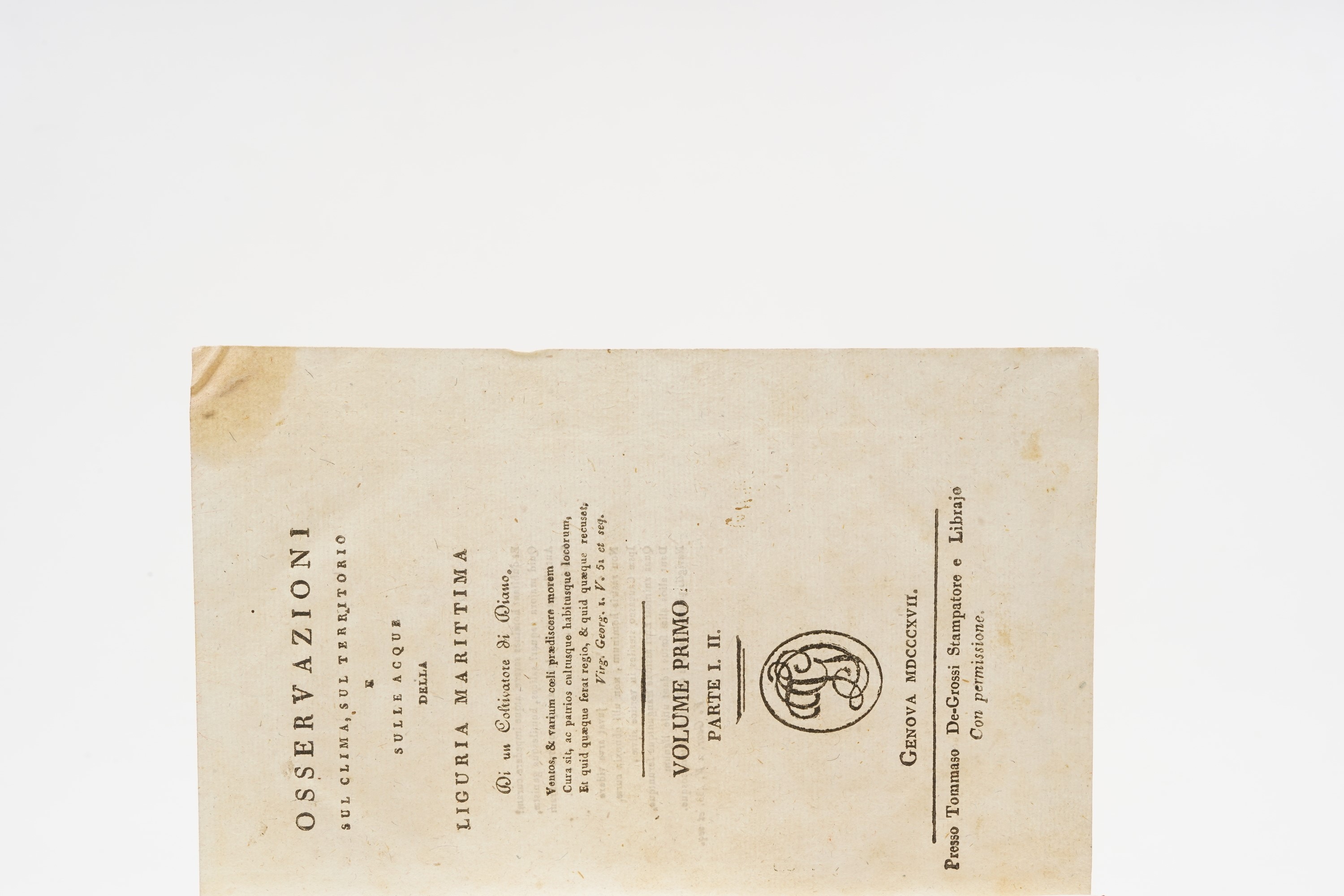 Agostino Gallo. le Venti Giornate Dell’agricoltura, Venezia, per Caccino, 1569.