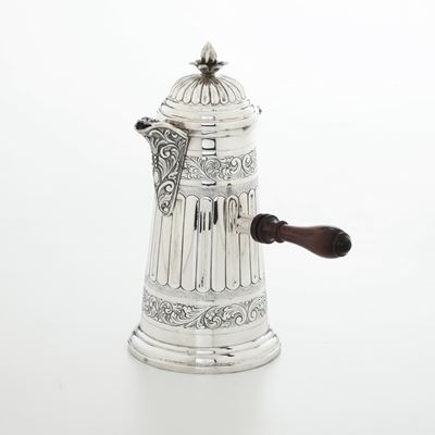 Cioccolatiera. Argenteria Siciliana del XX Secolo, Argentiere Antonino Caruso, Palermo