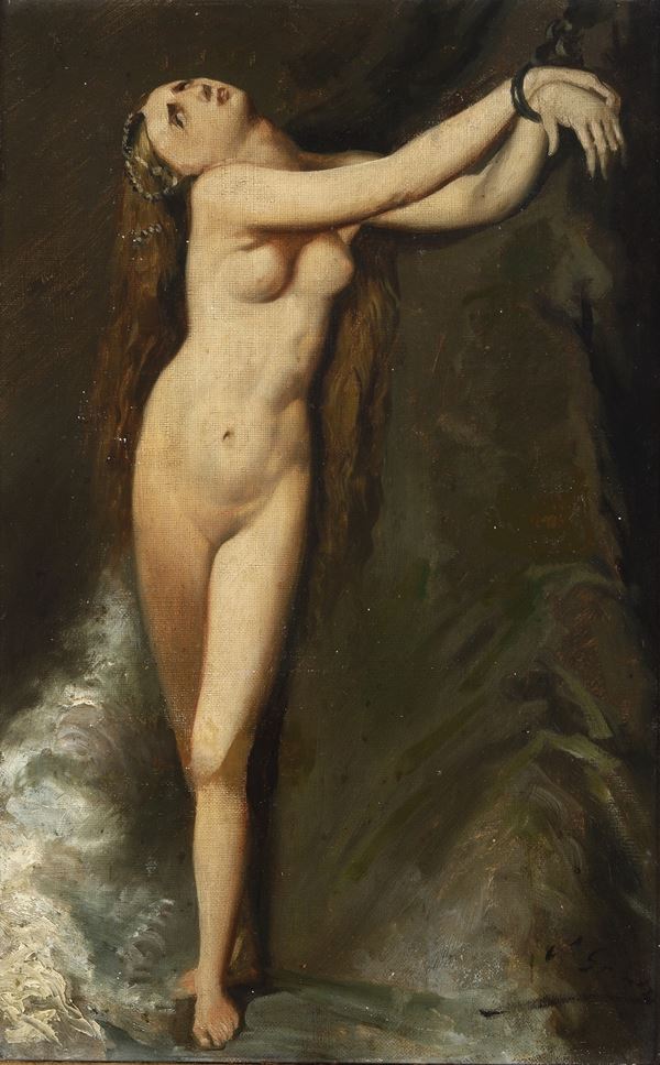 Jean-Auguste-Dominique Ingres - (XIX secolo) Studio per Angelica