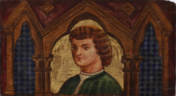 Nei modi della pittura toscana del XV secolo Busto di giovane uomo