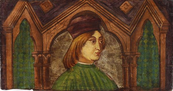 Nei modi della pittura toscana del XV secolo Busto maschile