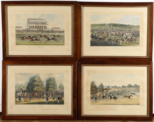 James Pollard (Londra, 1792 - Londra, 1867) Corse dei cavalli