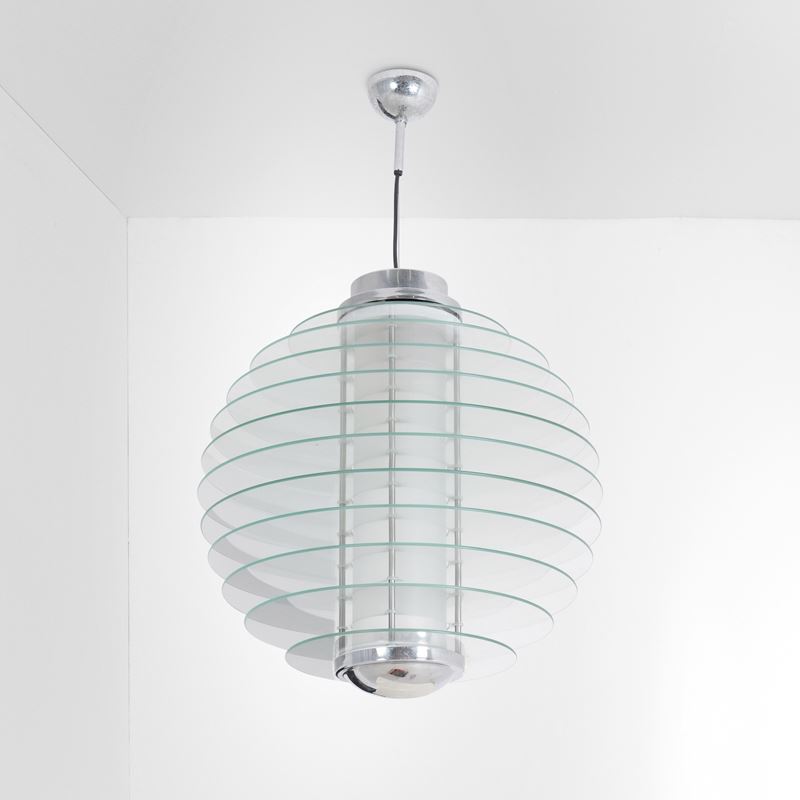 Gio Ponti : Lampada a sospensione mod. 0024.  - Auction Design LAB - Cambi Casa d'Aste