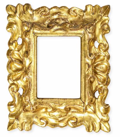 Cornice in Legno Intagliato e Dorato. Emilia, Fine XVII Secolo