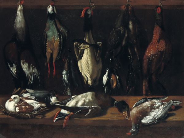 Jacopo Chimenti detto Jacopo da Empoli - Dispensa con pollame e piccioni