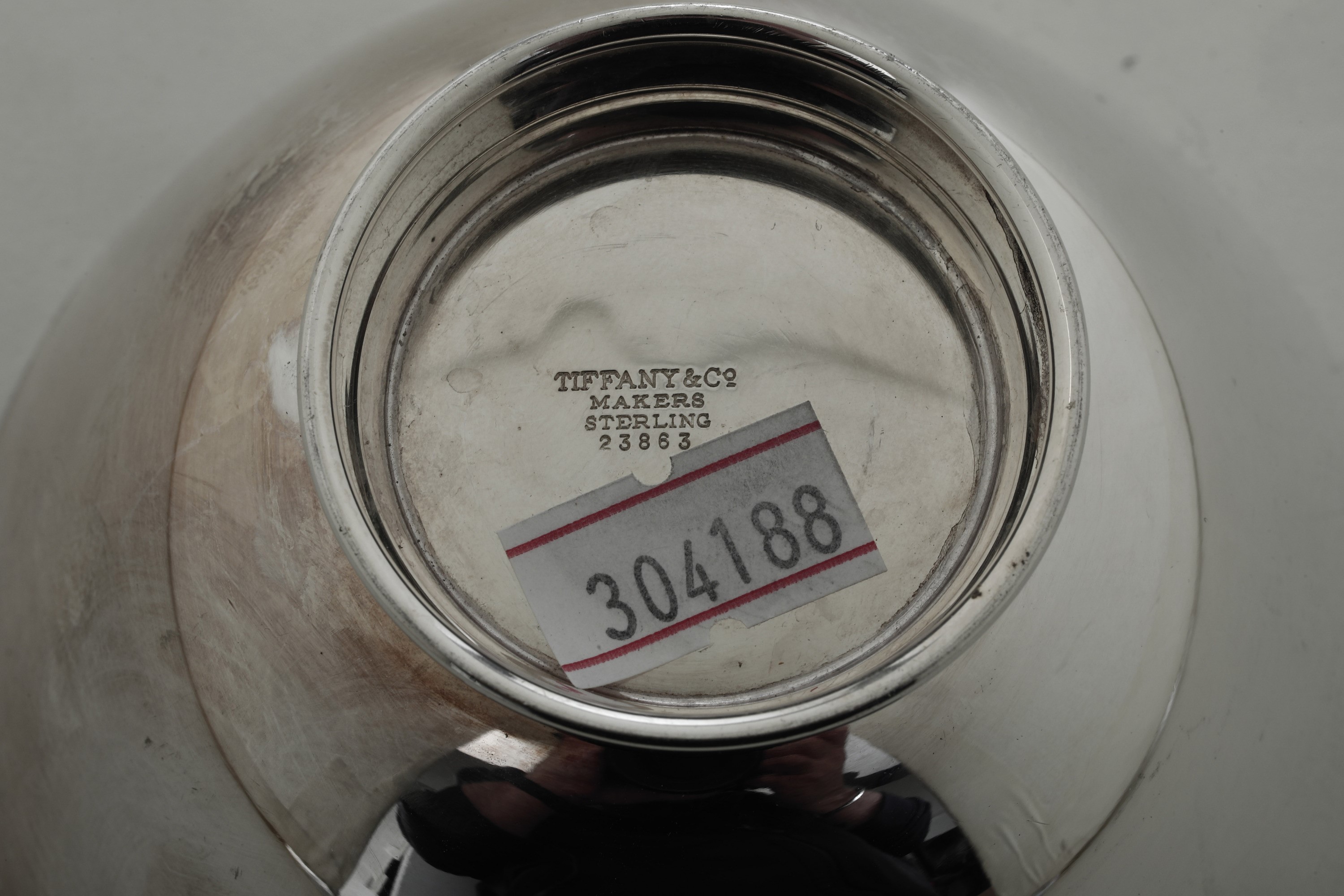 Tiffany & Co., Tre ciotole in argento 925 Art Déco (U.S.A.), prima metà XX secolo