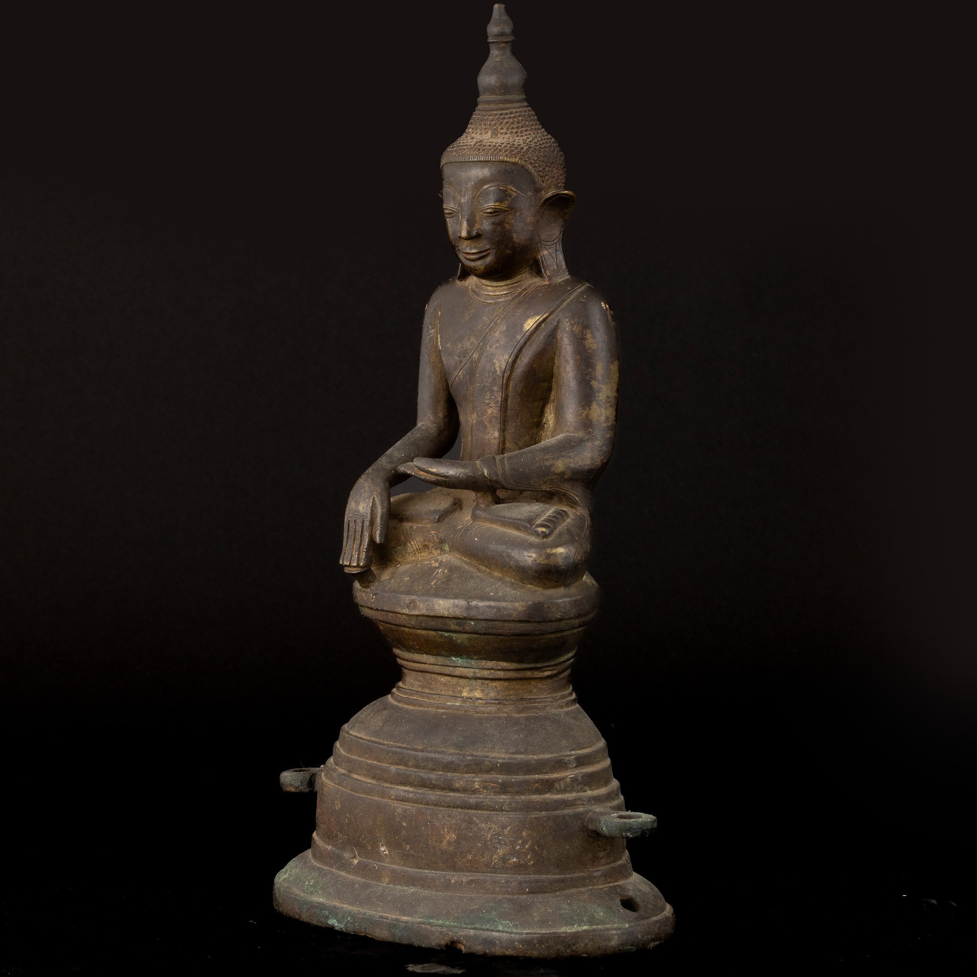 Figura di Buddha Sakyamuni in Bronzo, Thailandia, XIX Secolo