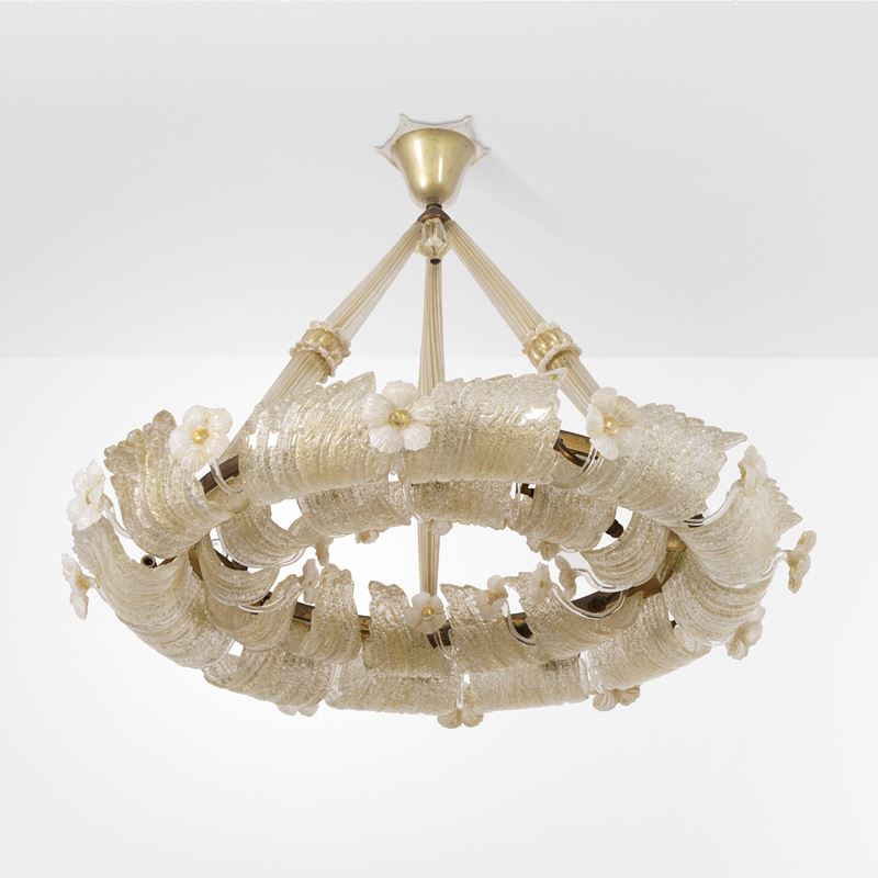 Barovier &amp; Toso : Lampada a sospensione  - Auction Design - Cambi Casa d'Aste