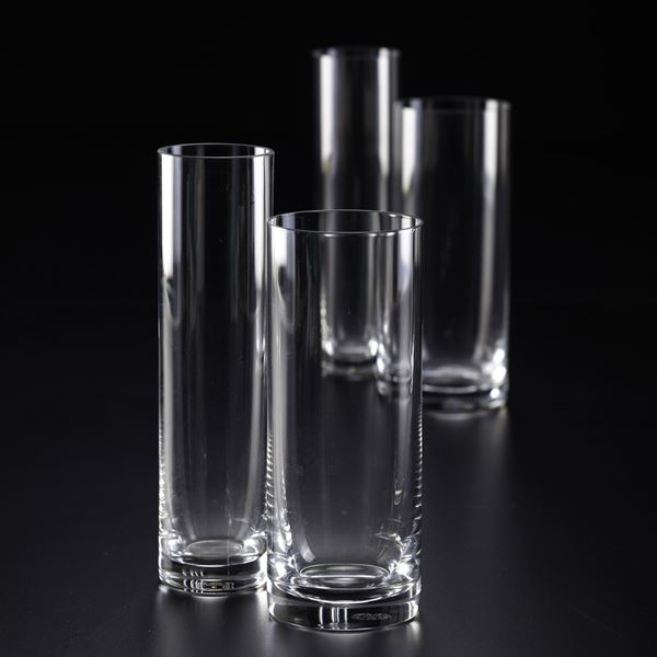 Servizio di tumbler “Perfection”.  Francia, Manifattura Baccarat, fine del XX o inizio del XXI secolo.  