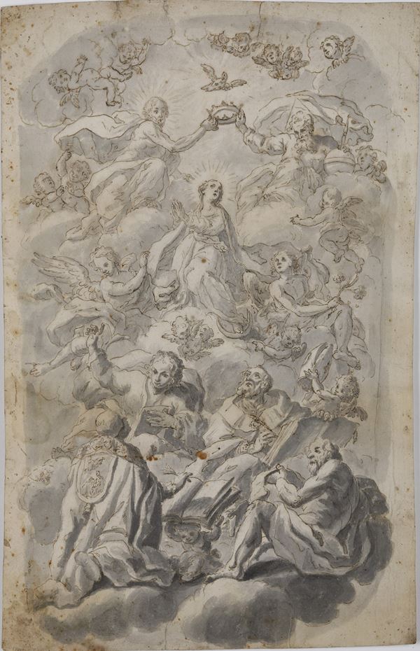 Giovanni Battista Carlone - Incoronazione della Vergine