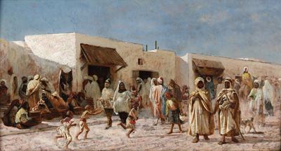 Mercato del Pane, Tunisi, 1875