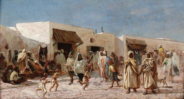 Mercato del pane, Tunisi, 1875