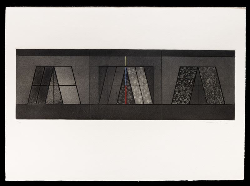 Walter Valentini : Senza titolo  (1980)  - acquaforte acquatinta - Asta Walter Valentini - Cambi Casa d'Aste