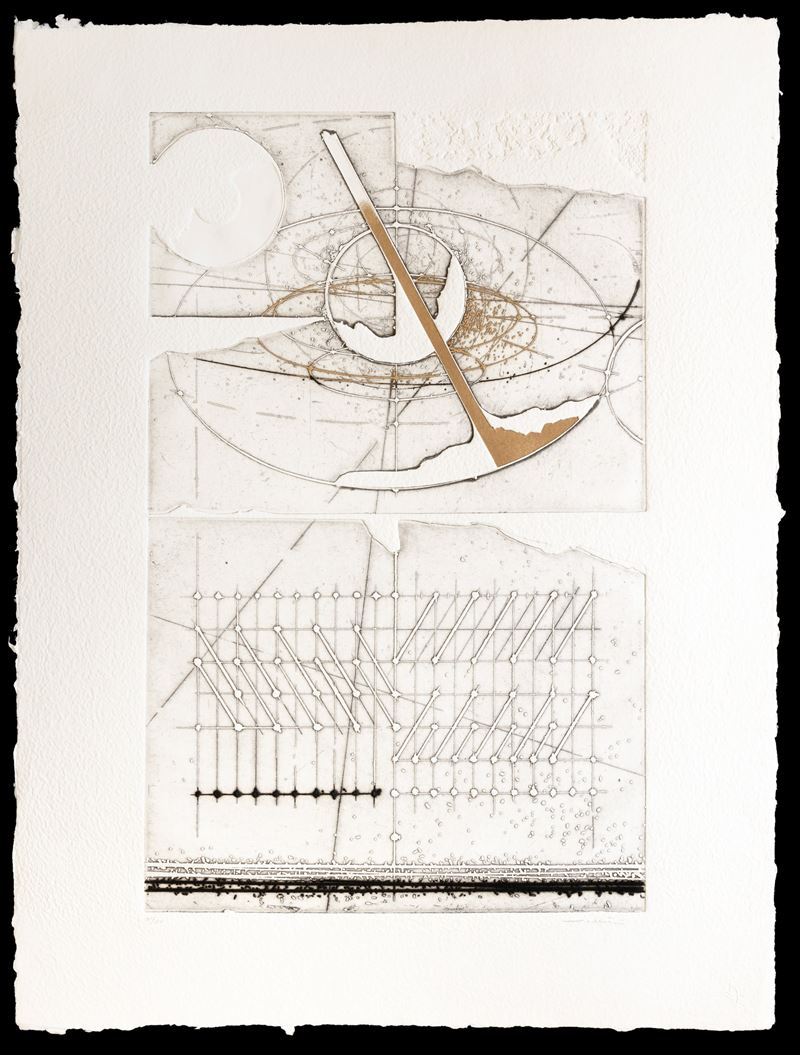 Walter Valentini : Verso l'astrolabio  (1990)  - acquaforte - Auction Walter Valentini - Cambi Casa d'Aste