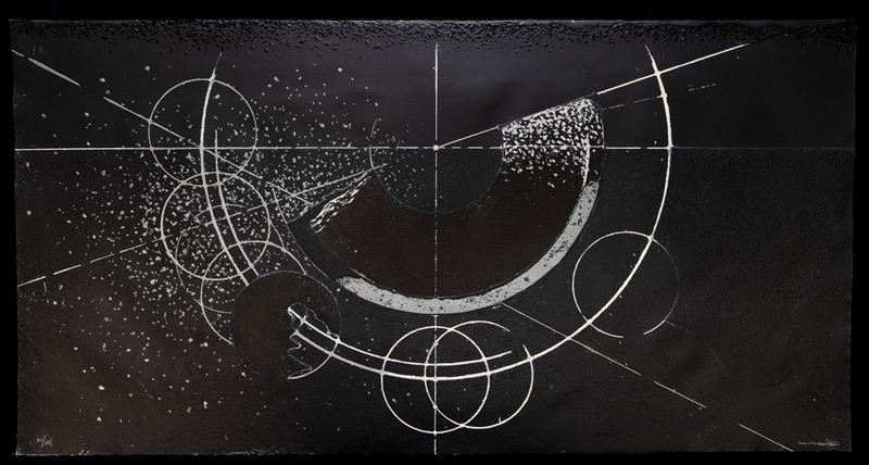 Walter Valentini : Le misure, il cielo  (1993)  - acquatinta - Auction Walter Valentini - Cambi Casa d'Aste