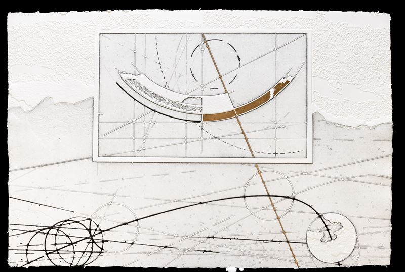 Walter Valentini : Spazio-tempo  (1993)  - acquaforte - Auction Walter Valentini - Cambi Casa d'Aste