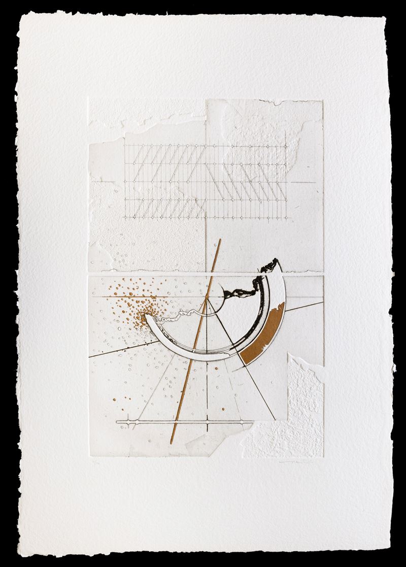 Walter Valentini : Il ritmo, il tempo  (1994)  - acquaforte - Auction Walter Valentini - Cambi Casa d'Aste