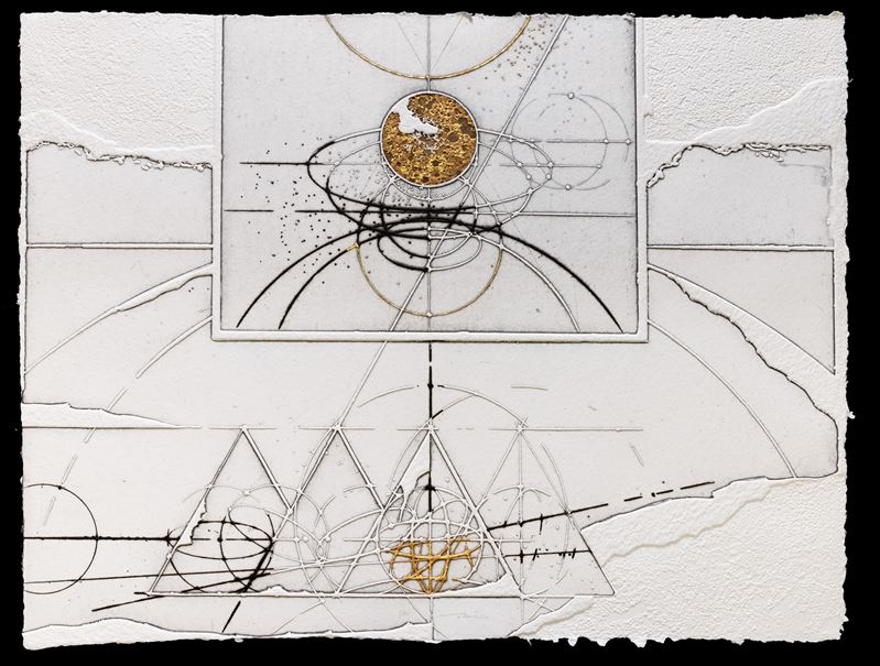 Walter Valentini : Racconto celeste II  (1996)  - acquaforte - Auction Walter Valentini - Cambi Casa d'Aste