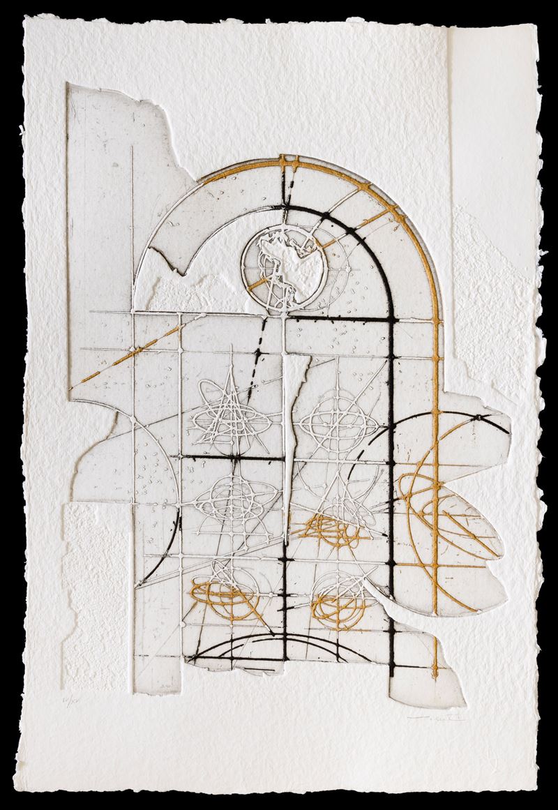 Walter Valentini : La porta  (1997)  - acquaforte - Auction Walter Valentini - Cambi Casa d'Aste